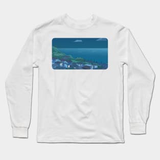 Night at Seaside Hill Japan Long Sleeve T-Shirt